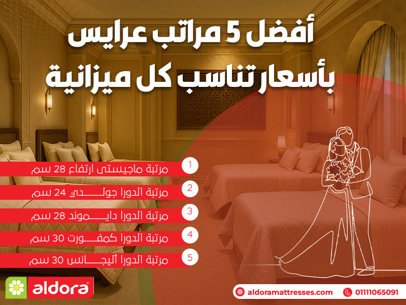 أفضل 5 مراتب عرايس بأسعار تناسب كل ميزانية